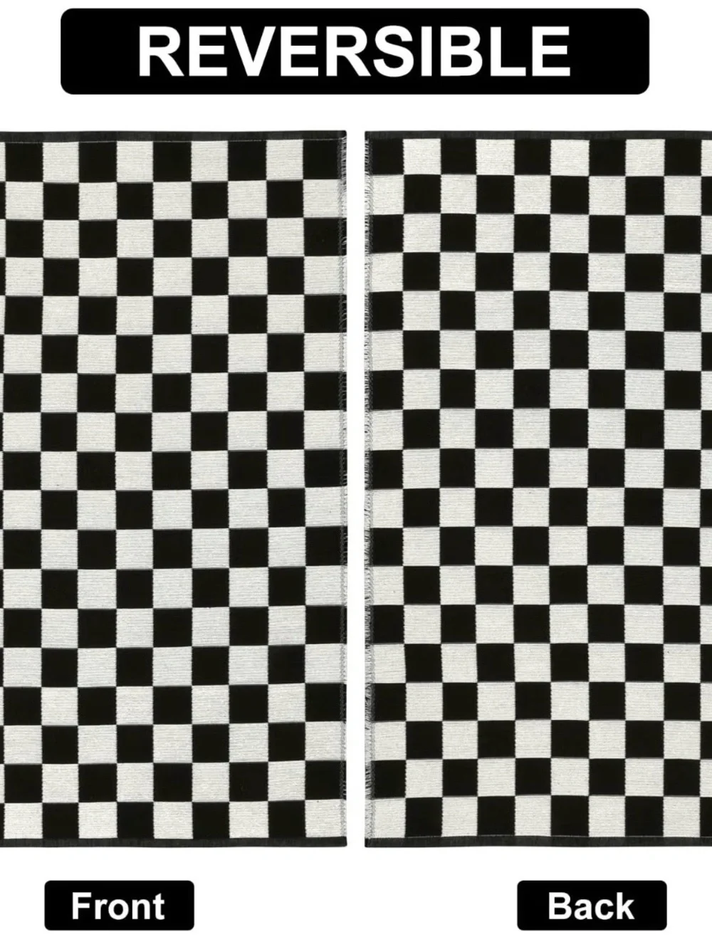 Checkerboard Rug, 2x3 Ft